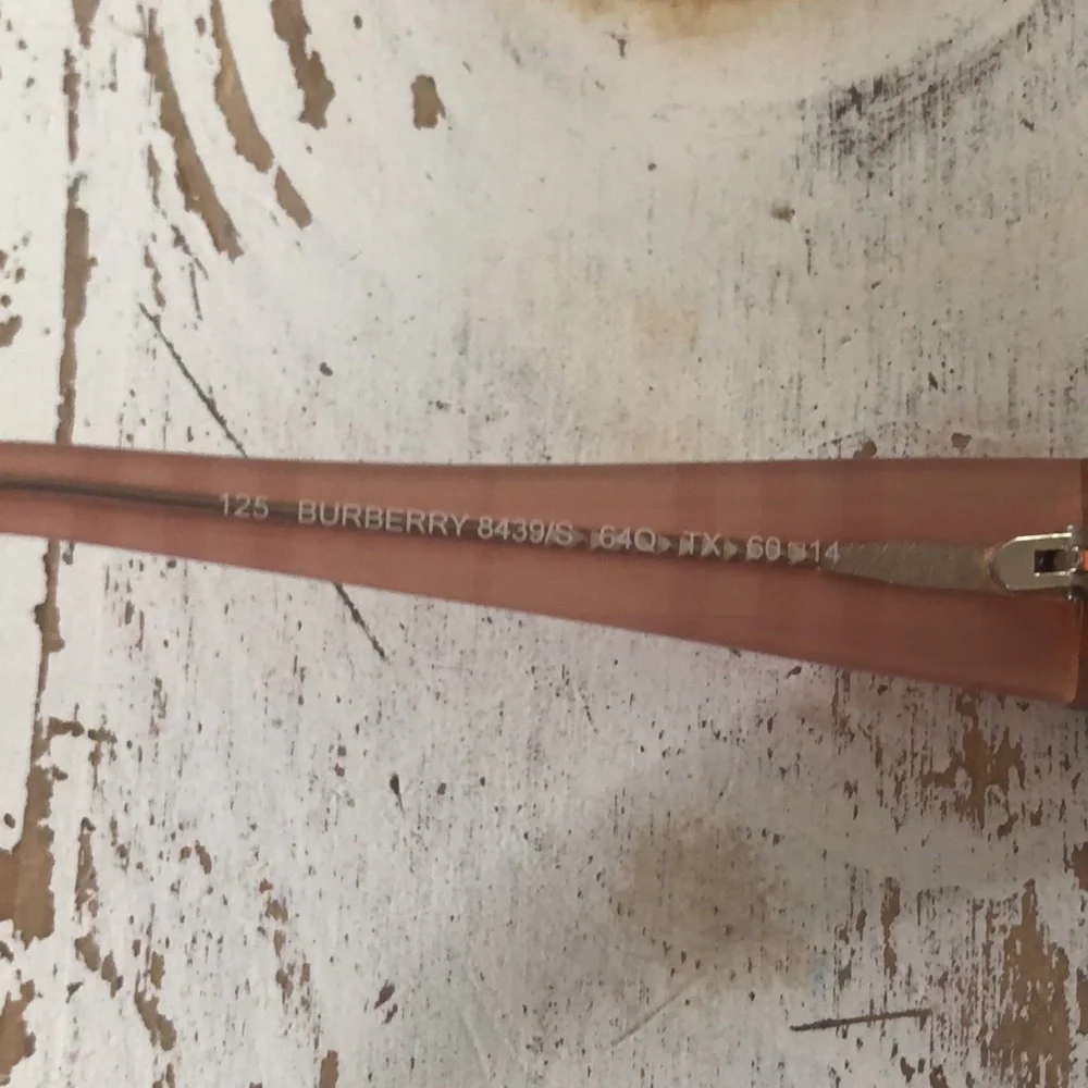 Burberry Pink Plaid Sunglasses - Picture 7 of 9